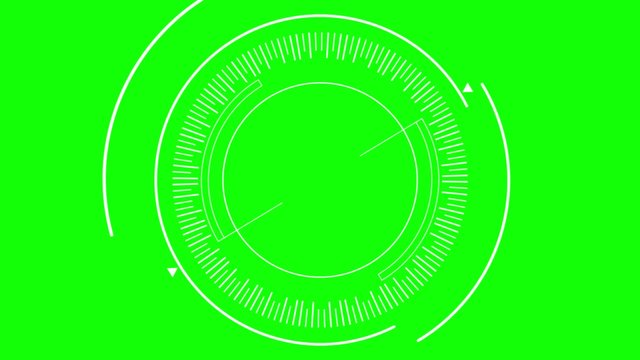 Futuristic loading - chromakey
