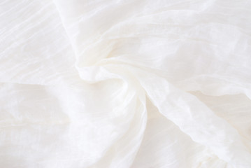 white cotton textile