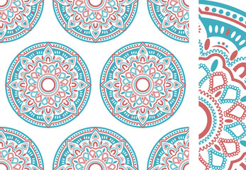 Seamless ethnic pattern illustration vector
