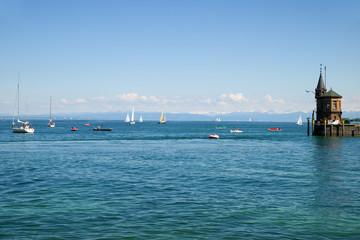 Hafen in Konstanz - Bodensee - Deutschland