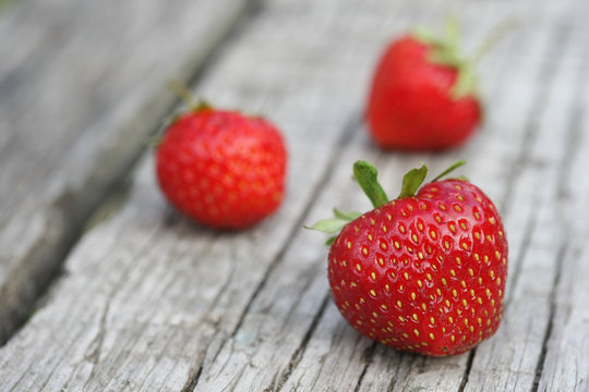 Fresh, ripe strawberries