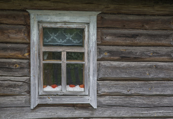 old rustic window