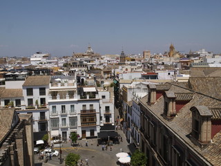 Sevilla vista desde la Giralda de la Catedral