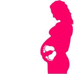 Frau Baby Füße Mädchen