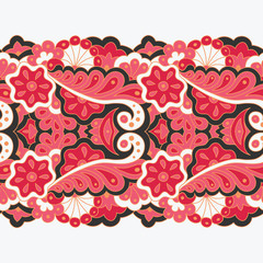 Decorative seamless border