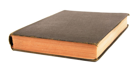 Old book isolated on white