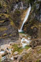 Pöllatfall in der Pöllatschlucht im Ostallgäu