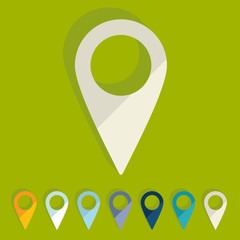 Flat design: pointer