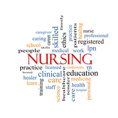 Nursing Word Cloud Concept - 66029965
