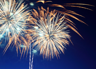 beautiful fireworks show
