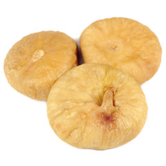 Dried Figs Isolated on White Background