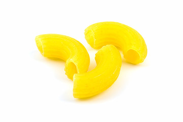 Raw macaroni.
