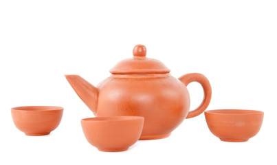 Clay teapot