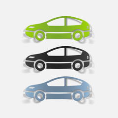 Fototapeta premium realistic design element: car