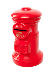 red toy post box