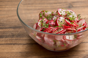 Radishes salad