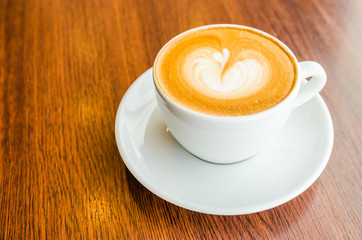 Latte coffee