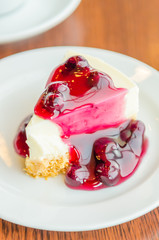 Blueberry cheesecake