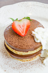 Chocolate pudding pancake