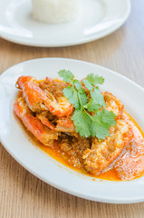 Fried shrimp garlic