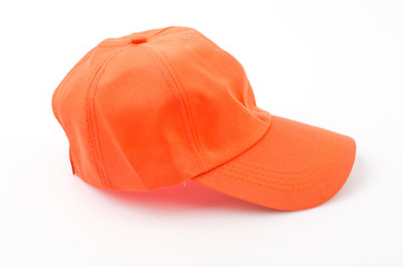 Baseball cap isolated white background