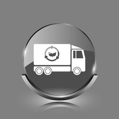 Eco truck icon