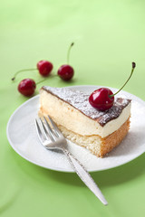 Milk souffle (bird's milk) cake