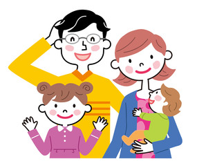 家族　バストアップ