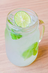 Mint lime soda