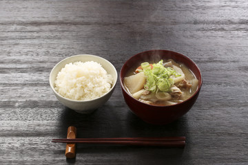 豚汁定食