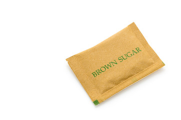 Sugar bag isolated on white