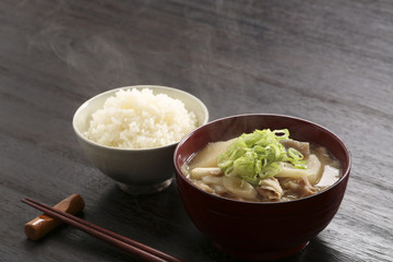 豚汁定食