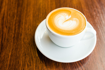Latte coffee