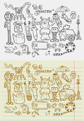 Doodle The Monsters