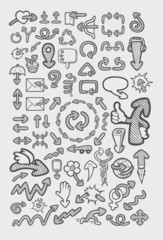 Arrow icons sketch
