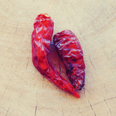 dried pepper old retro vintage style