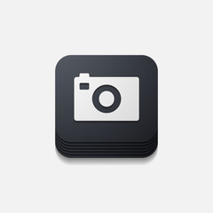 square button: photo