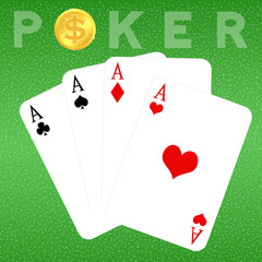 illustration of poker
