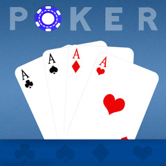 Poker of aces