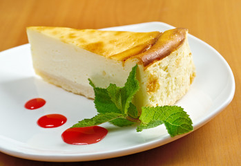 Fresh cheesecake