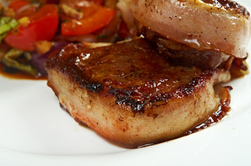 grilled beef fillet medallion
