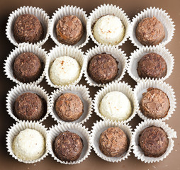 still life of pralines