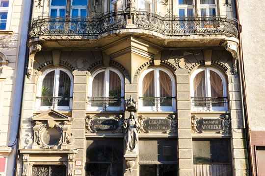 Old Pharmacy House In Bratislava, Slovakia