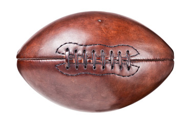 leather vintage football