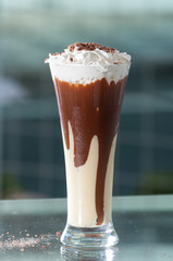 Chocolate Milk Shake close