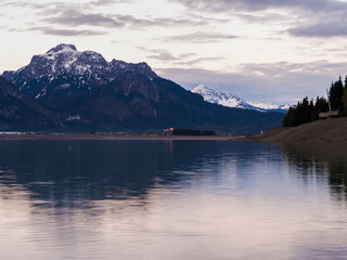 Morgendämmerung am Forggensee