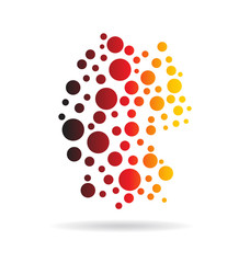 Germany Circles Map image logo