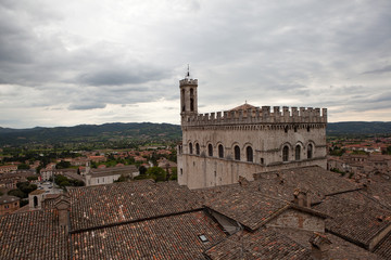 Obraz premium Gubbio. Italy. Landscapes of the old town.