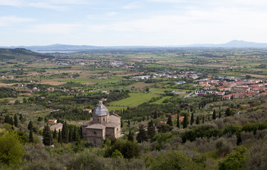 Cortona. Italy. Umbrian landscape.