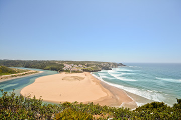 Praia de Odeceixe West Coast Beach, Aljezur Algarve Portugal